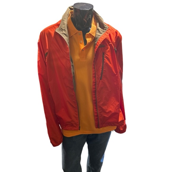 Patagonia Men's Orange Size L Velocity 02 Ultralight Windbreaker Jacket - Picture 2 of 7